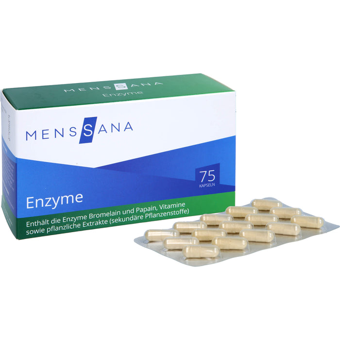 MensSana Enzyme Kapseln, 75 St. Kapseln