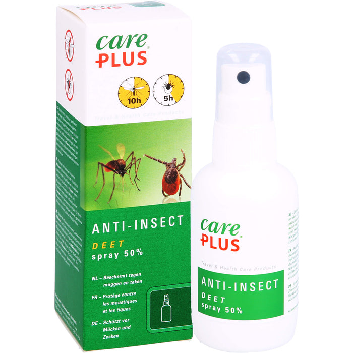 care PLUS Anti-Insect Deet Spray 50 %, 60 ml Lösung