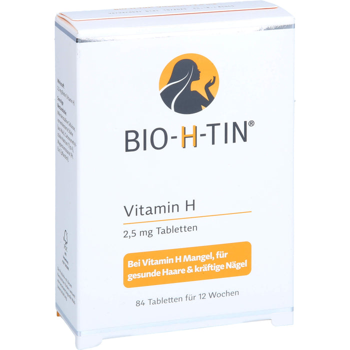 BIO-H-TIN Vitamin H 2,5 mg Tabletten, 84 St. Tabletten