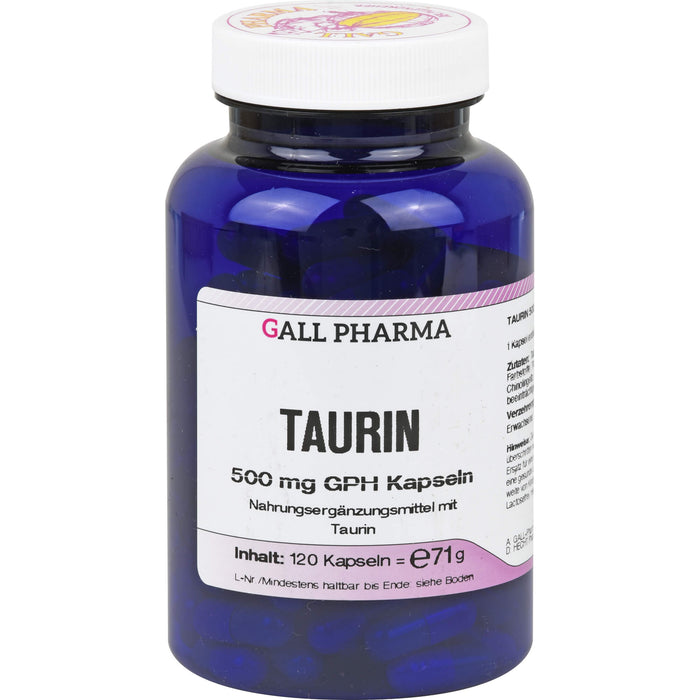 GALL PHARMA Taurin 500 mg GPH Kapseln, 120 St. Kapseln