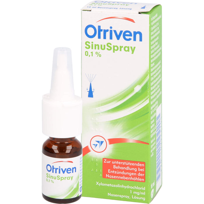 Otriven SinuSpray Nasenspray bei Entzündungen der Nasennebenhöhlen, 10 ml Lösung