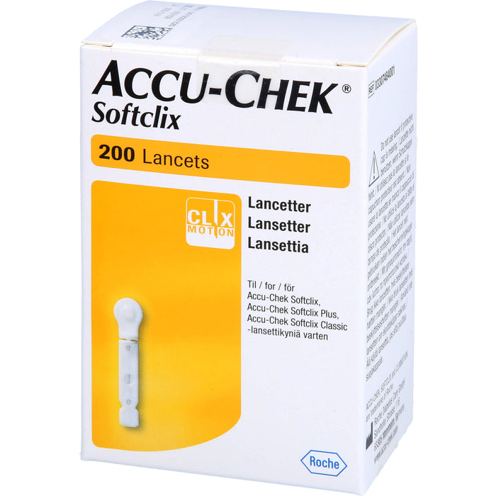 ACCU CHEK Softclix Lancets, 200 St LAN