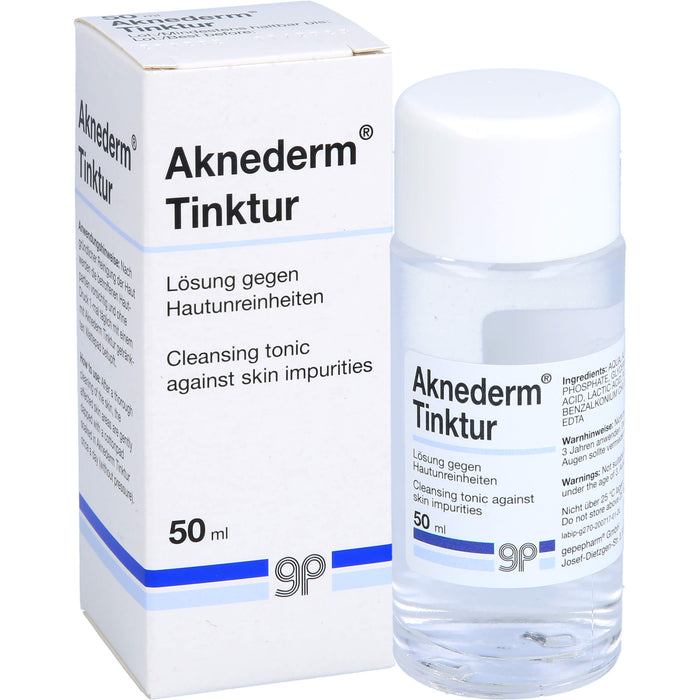 Aknederm Tinktur gegen Hautunreinheiten, 50 ml Lösung