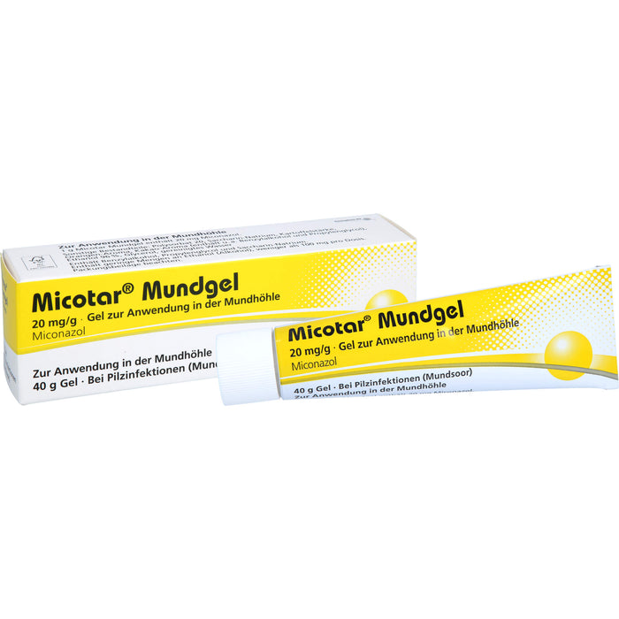 Micotar Mundgel zur Anwendung in der Mundhöhle Antimykotikum, 40 g Gel