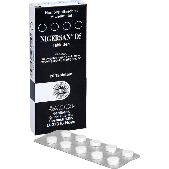 Nigersan D5 Tabletten, 20 St. Tabletten