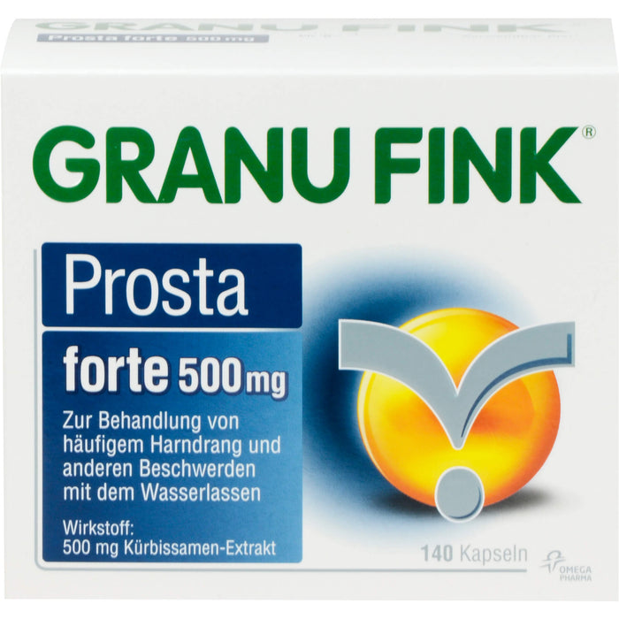 GRANU FINK Prosta forte 500 mg Hartkapseln, 140 St. Kapseln