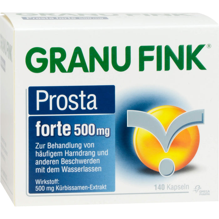 GRANU FINK Prosta forte 500 mg Hartkapseln, 140 St. Kapseln