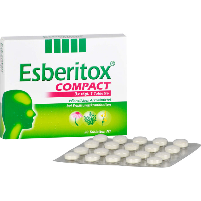 Esberitox Compact Tabletten bei Erkältungskrankheiten, 20 St. Tabletten