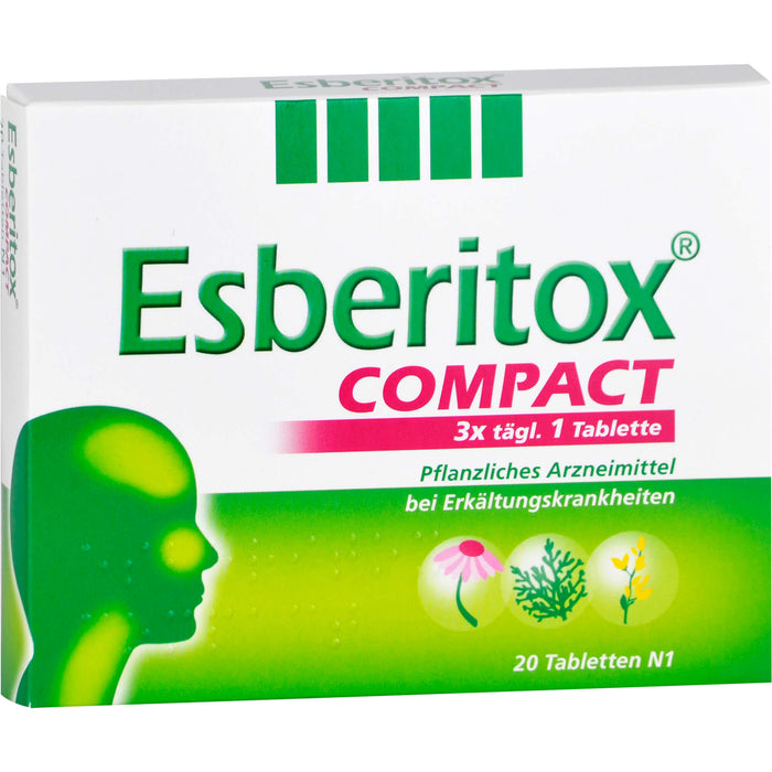 Esberitox Compact Tabletten bei Erkältungskrankheiten, 20 St. Tabletten
