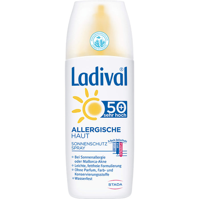 Ladival Allergische Haut LSF 50+ Sonnenschutz-Spray, 150 ml Lösung