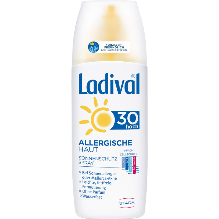 Ladival Allergische Haut LSF 30 Sonnenschutz-Spray, 150 ml Lösung