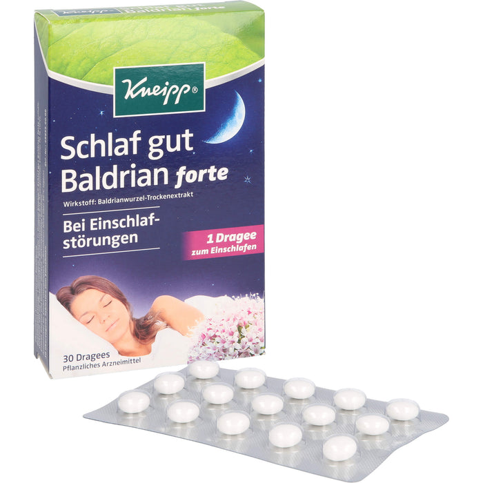 Kneipp Schlaf Gut Baldrian forte, 30 St. Tabletten
