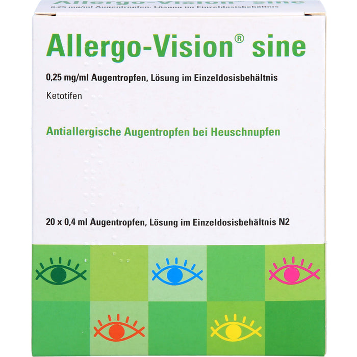 Allergo-Vision sine 0,25 mg/ml Augentropfen, 20 St. Ampullen