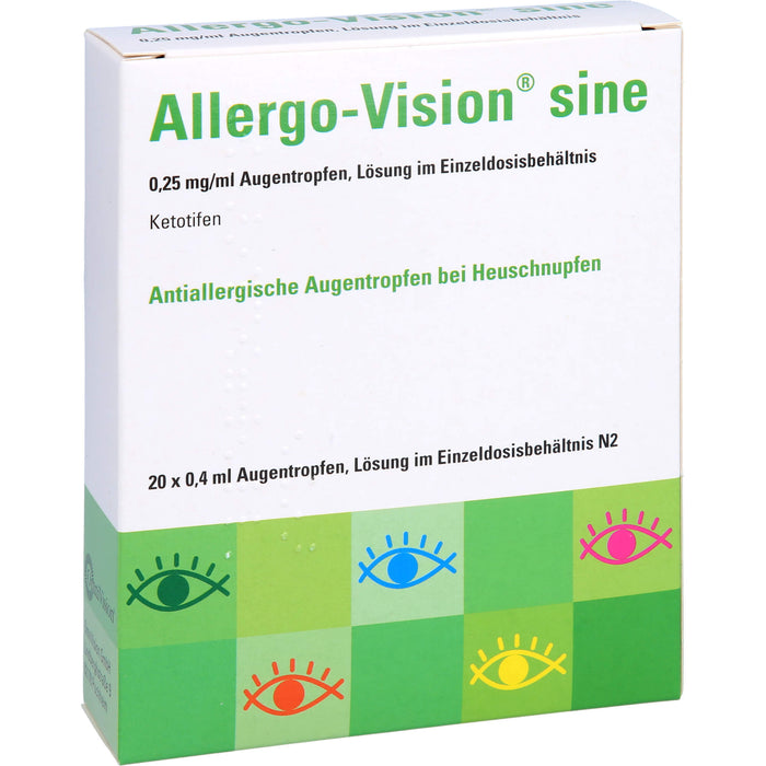 Allergo-Vision sine 0,25 mg/ml Augentropfen, 20 St. Ampullen