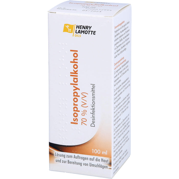 HENRY LAMOTTE Isopropylalkohol 70 % Desinfektionsmittel, 100 ml Lösung
