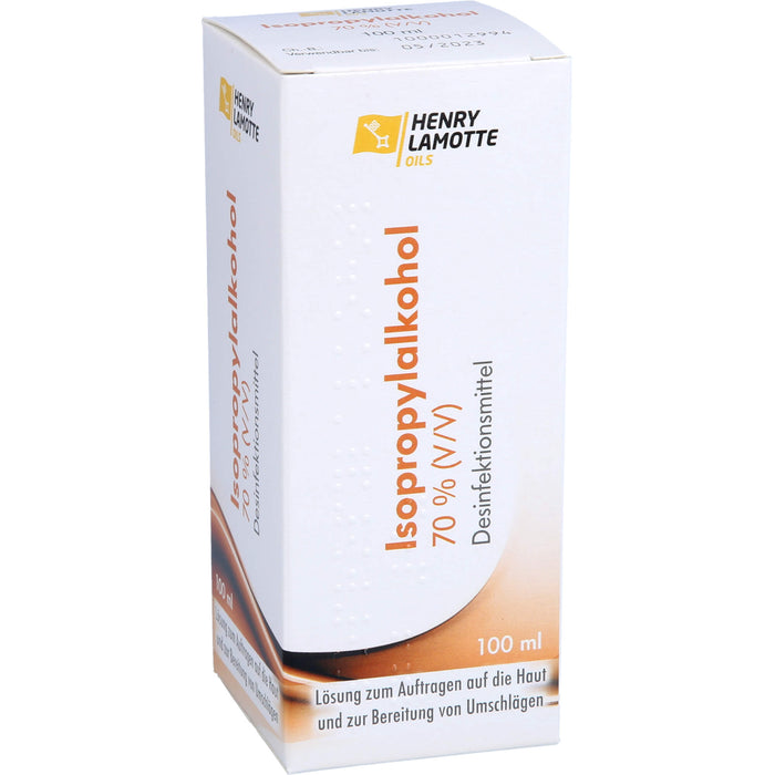 HENRY LAMOTTE Isopropylalkohol 70 % Desinfektionsmittel, 100 ml Lösung