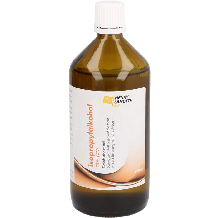 HENRY LAMOTTE OILS Isopropylalkohol 70 % Desinfektionsmittel Lösung, 200 ml Lösung