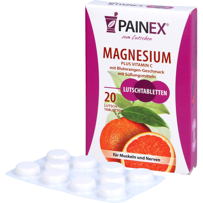 PAINEX Magnesium plus Vitamin C Lutschtabletten, 20 St. Tabletten