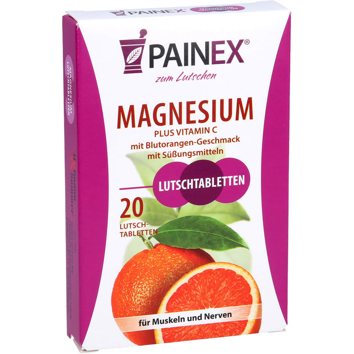PAINEX Magnesium plus Vitamin C Lutschtabletten, 20 St. Tabletten