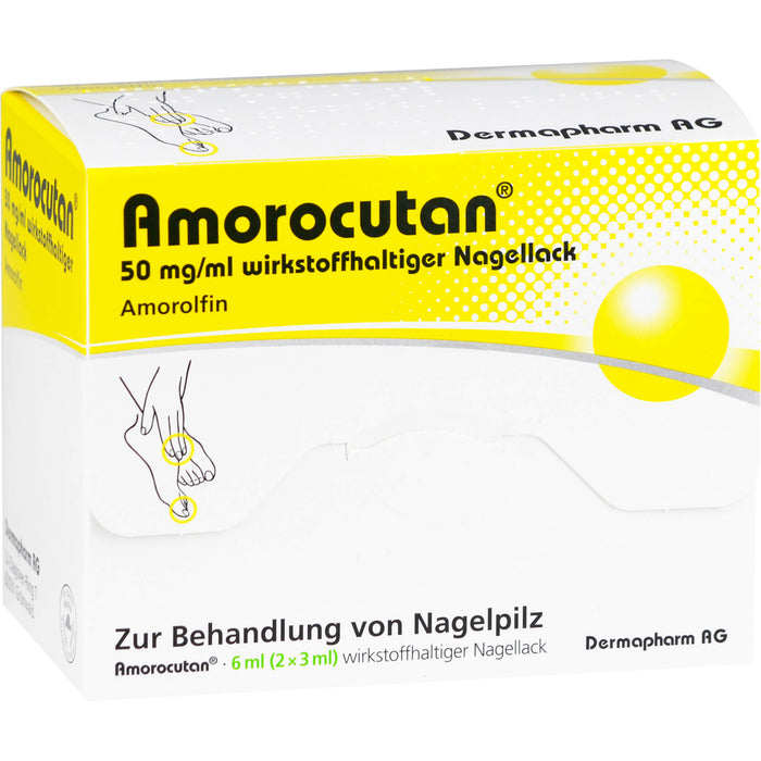 Amorocutan 50 mg/ml wirkstoffhaltiger Nagellack, 6 ml NAW