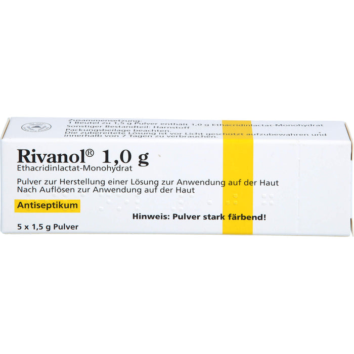 Rivanol Pulver Antiseptikum, 5 St. Beutel