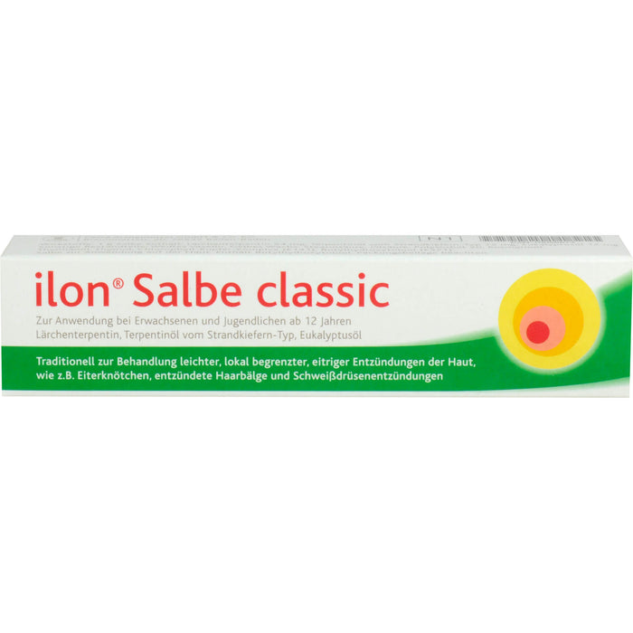 ilon Salbe classic bei leichten eitrigen Entzündungen der Haut, 25 g Salbe