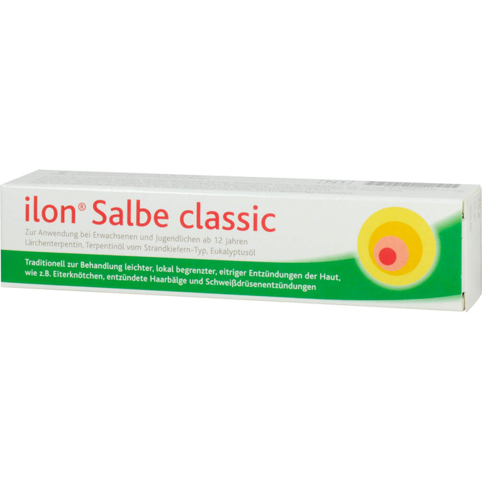 ilon Salbe classic bei leichten eitrigen Entzündungen der Haut, 25 g Salbe