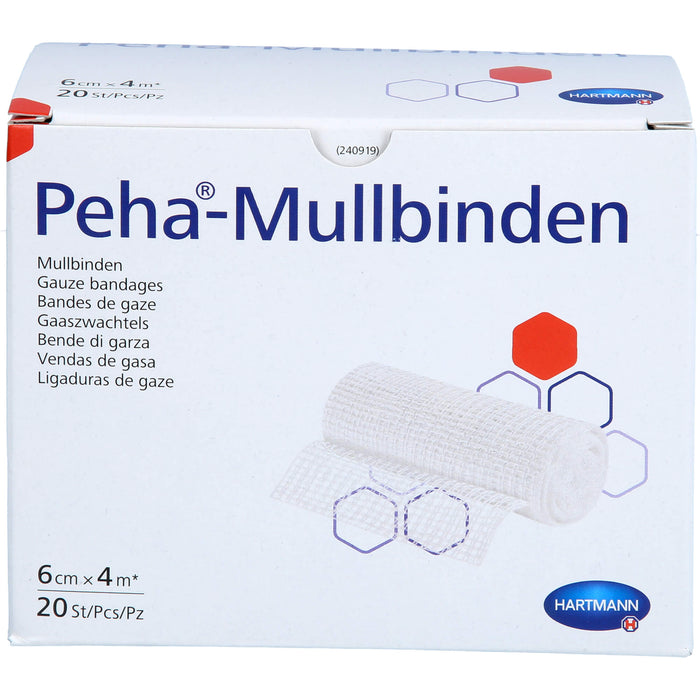 Peha-Mullbinde 6cmx4m, 20 St BIN