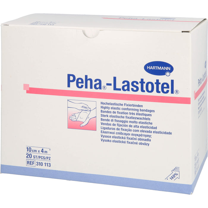 Peha-Lastotel Binde 10cmx4m, 20 St. Packung