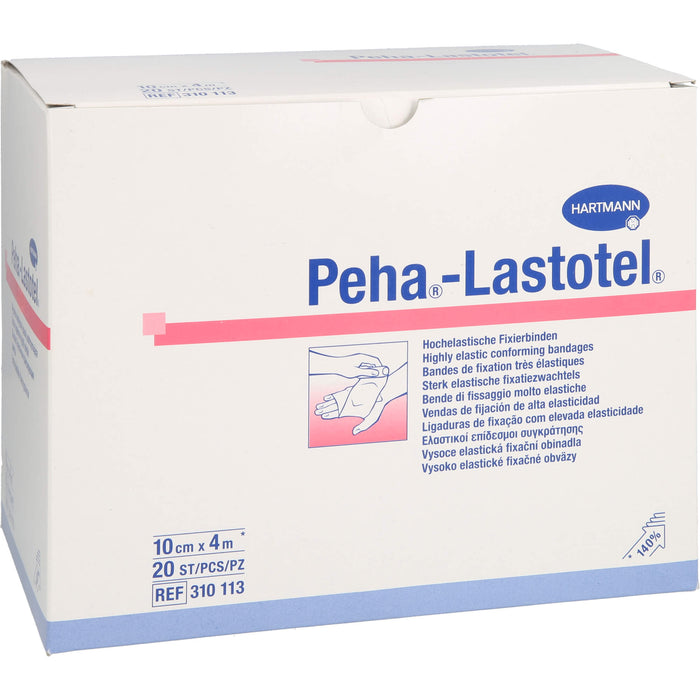 Peha-Lastotel Binde 10cmx4m, 20 St. Packung