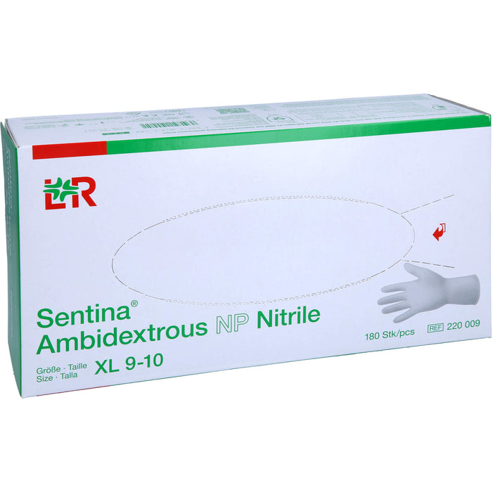 Sentina Ambidextrous Nitrile USH unsteril Gr. XL, 180 St HAS