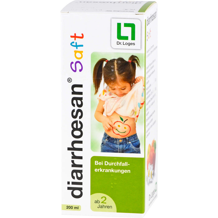 Diarrhoesan Saft ab 2 Jahren bei Durchfallerkrankungen, 200 ml Lösung