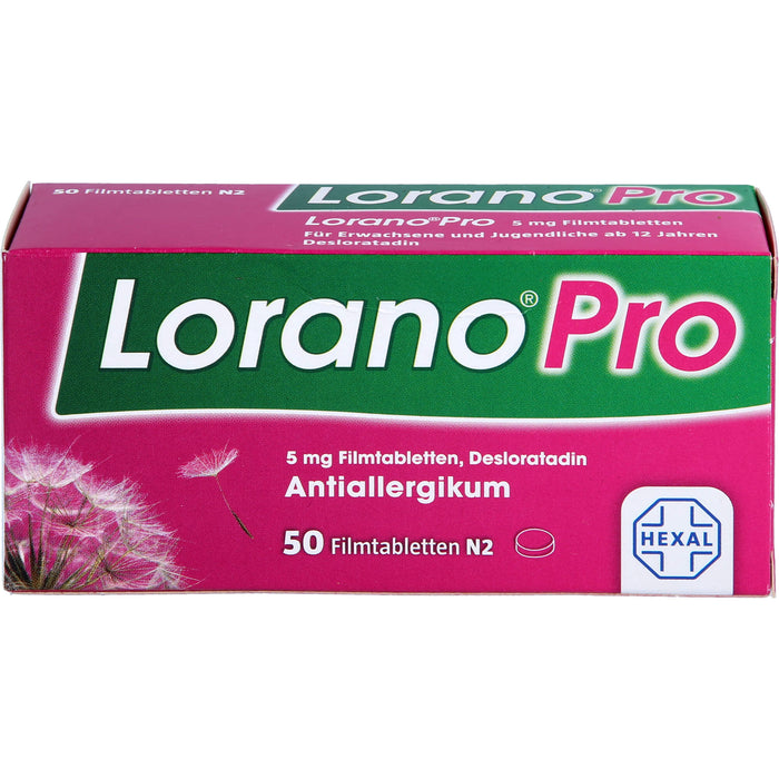 Lorano Pro Filmtabletten Antiallergikum, 50 St. Tabletten