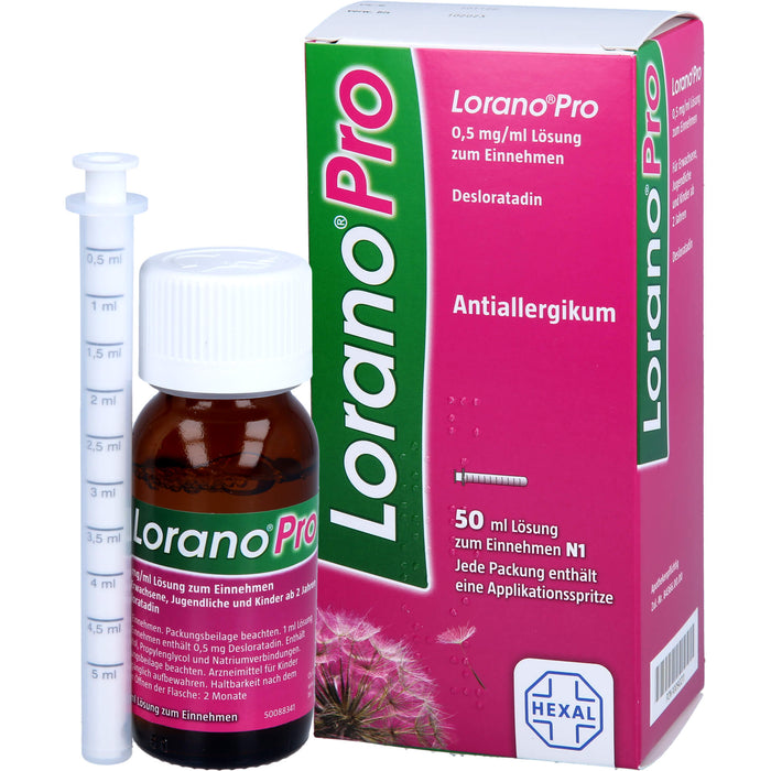 LoranoPro 0,5 mg/ml Lösung zum Einnehmen, 50 ml LSE