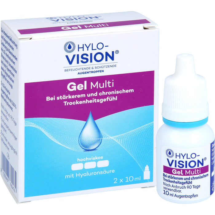 HYLO-VISION Gel Multi Augentropfen, 20 ml Lösung