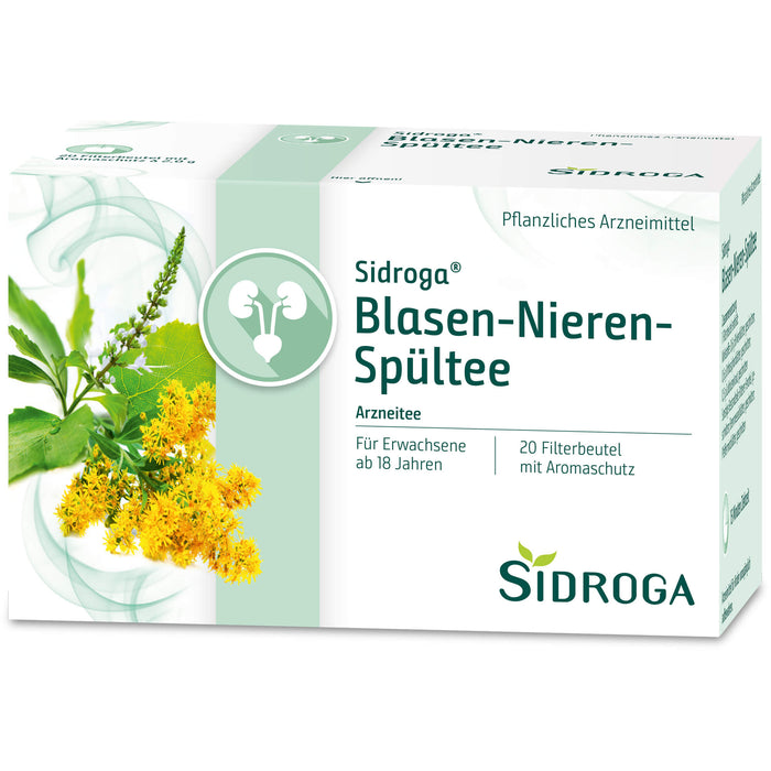 Sidroga Blasen-Nieren-Spültee für die ableitenden Harnwege, 20 St. Filterbeutel