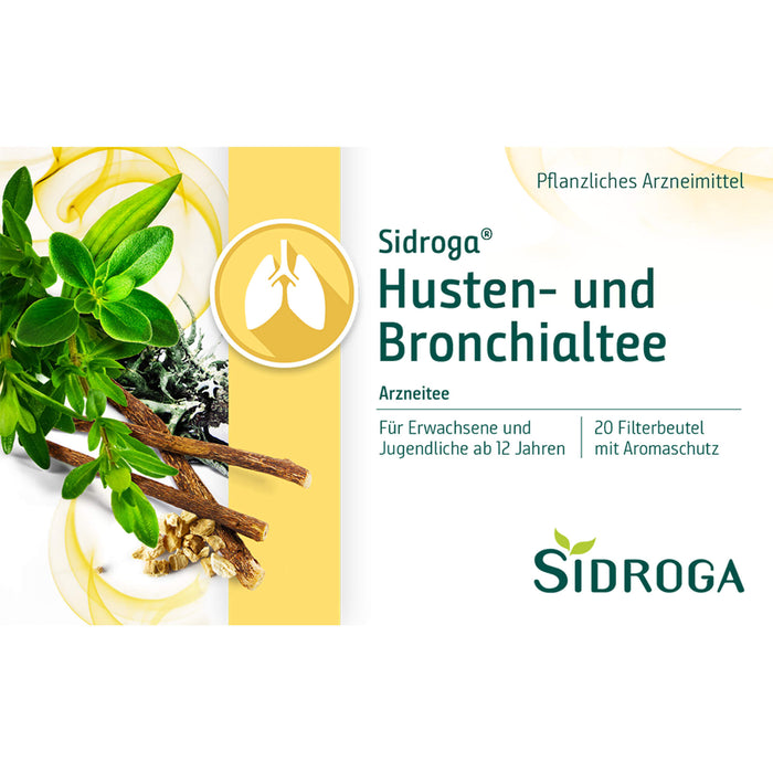 Sidroga Husten- und Bronchialtee, 20 St. Filterbeutel