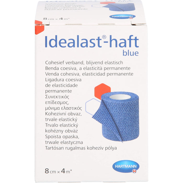 Idealast-haft color Binde 8cmx4m blau, 1 St. Binde