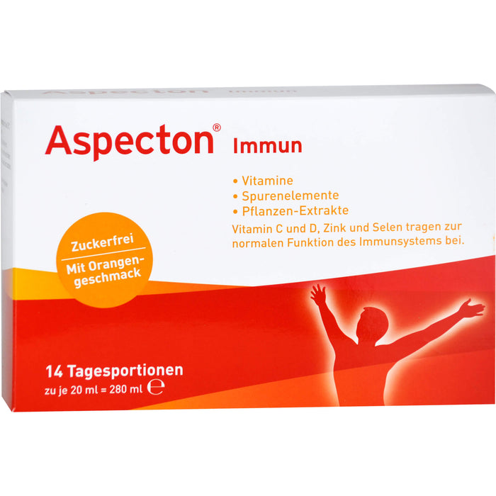 Aspecton immun Trinkampullen zuckerfrei, 14 St. Ampullen