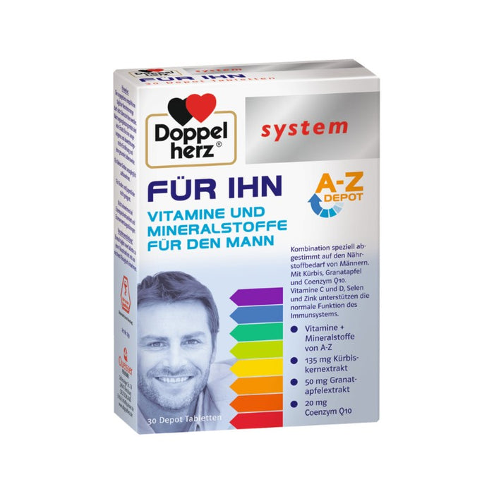 Doppelherz system FÜR IHN, 30 St. Tabletten