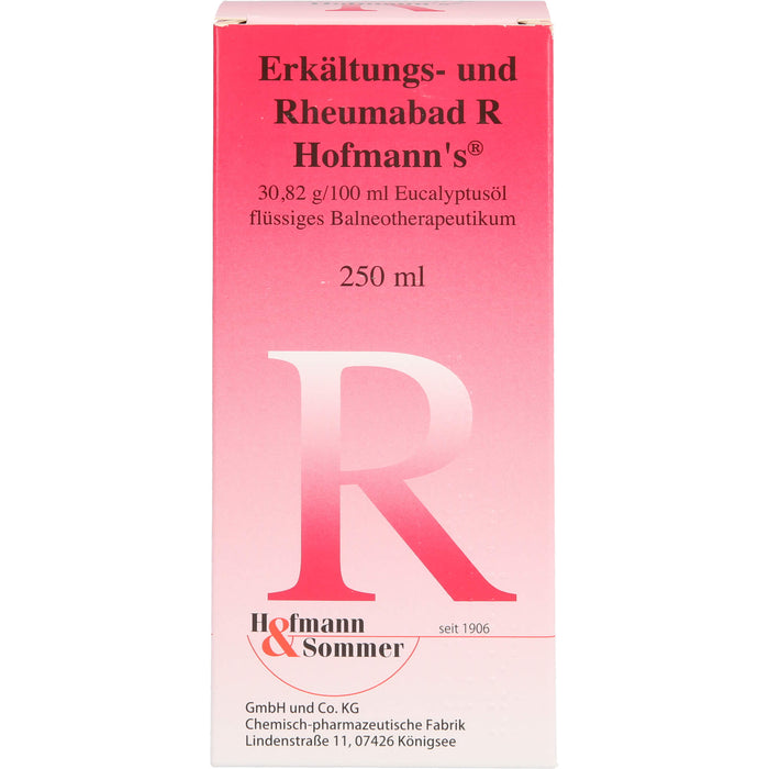 Erkältungs- und Rheumabad R Hofmann's, 250 ml BAD