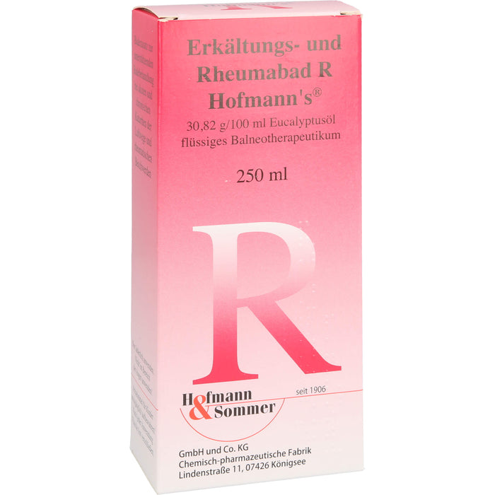 Erkältungs- und Rheumabad R Hofmann's, 250 ml BAD