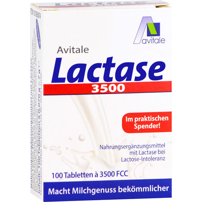 Avitale Lactase 3500 Tabletten, 100 St. Tabletten