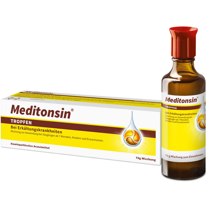 Meditonsin Tropfen bei Erkältungskrankheiten, 70 g Lösung