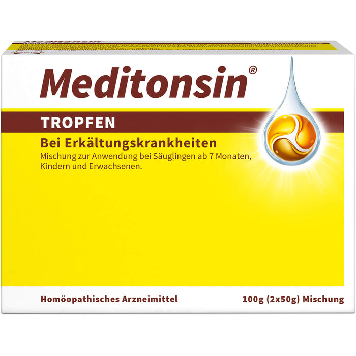Meditonsin Tropfen bei Erkältungskrankheiten, 100 g Lösung