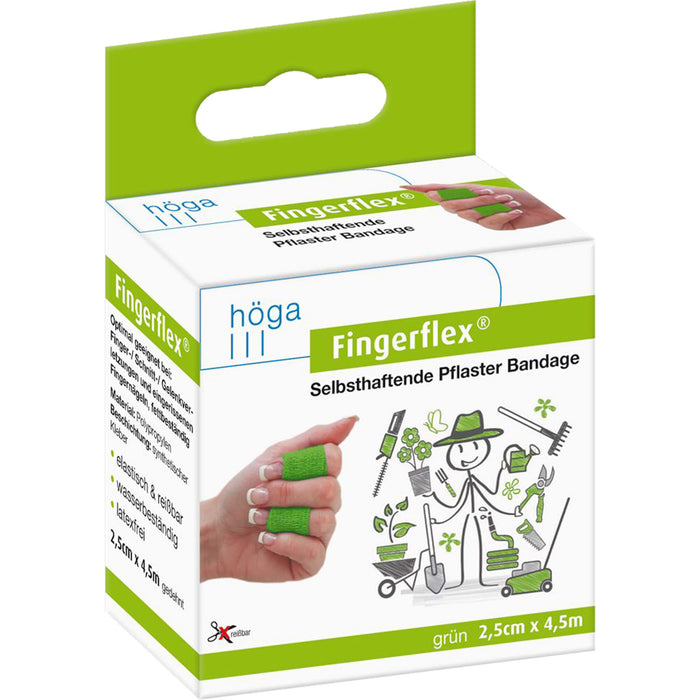 Fingerflex 2,5cmx4,5m grün, 1 St PFL