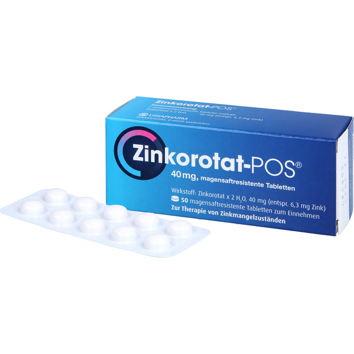 Zinkorotat - POS 40 mg Tabletten, 50 St. Tabletten