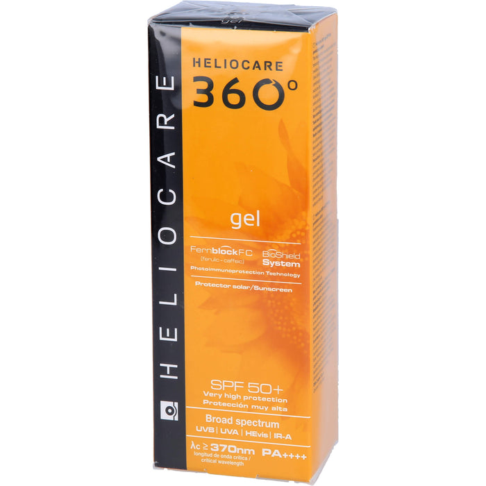 Heliocare 360° Gel SPF50+ Sunscreen protector solar, 50 ml Gel