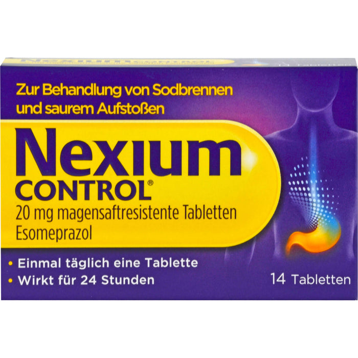 Nexium Control 20 mg Tabletten bei Sodbrennen, 14 St. Tabletten
