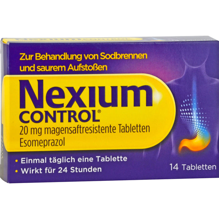 Nexium Control 20 mg Tabletten bei Sodbrennen, 14 St. Tabletten